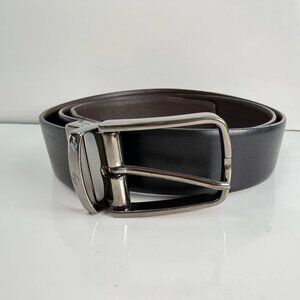 Monte Rosso Italian Leather Belt – Genuine Leather – Made in Italy